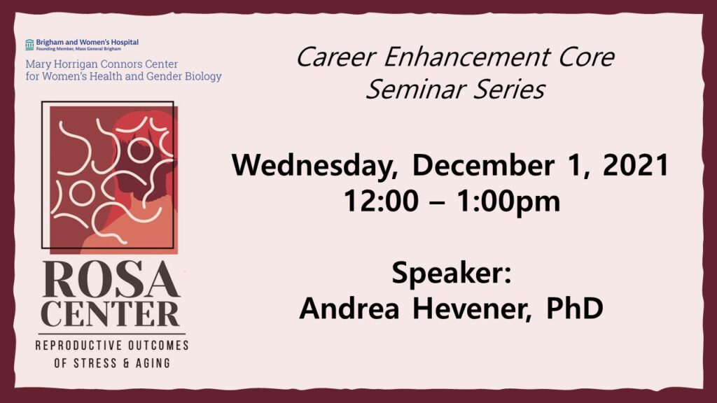 12/1/21 - ROSA Center Seminar: 