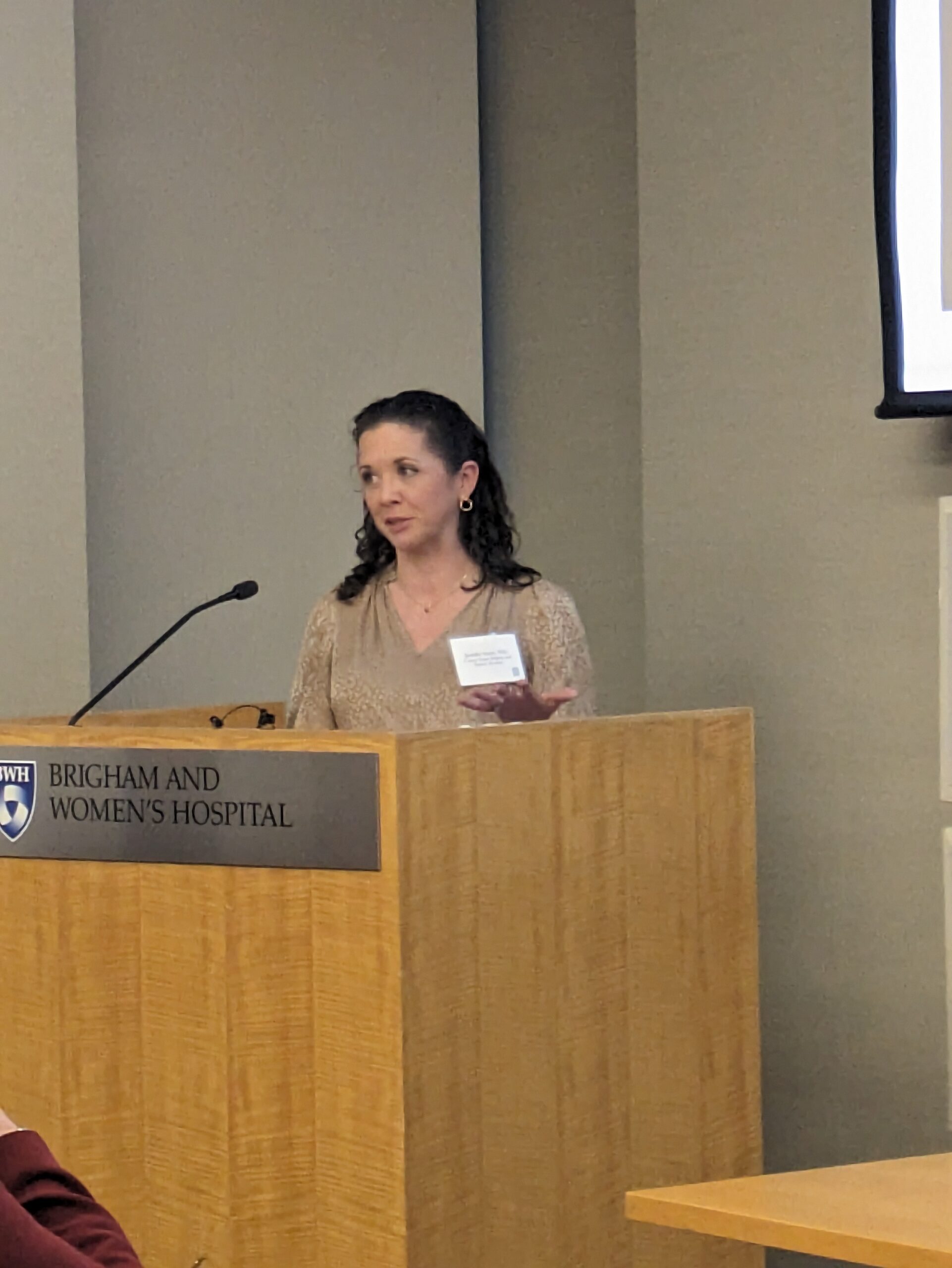 Dr. Jen Stuart, ScD Delivers Her Presentation