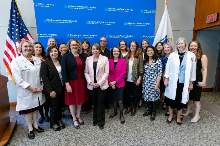 Massachusetts Governor Maura Healey Visits Brigham And Women’s And The Connors Center