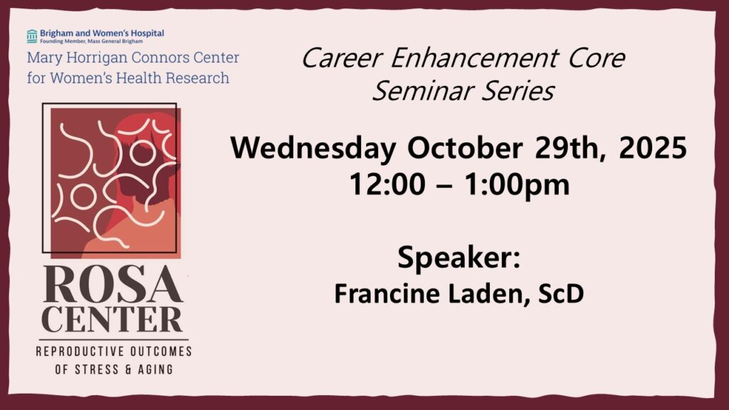 10/29/25 ROSA Center Seminar: 