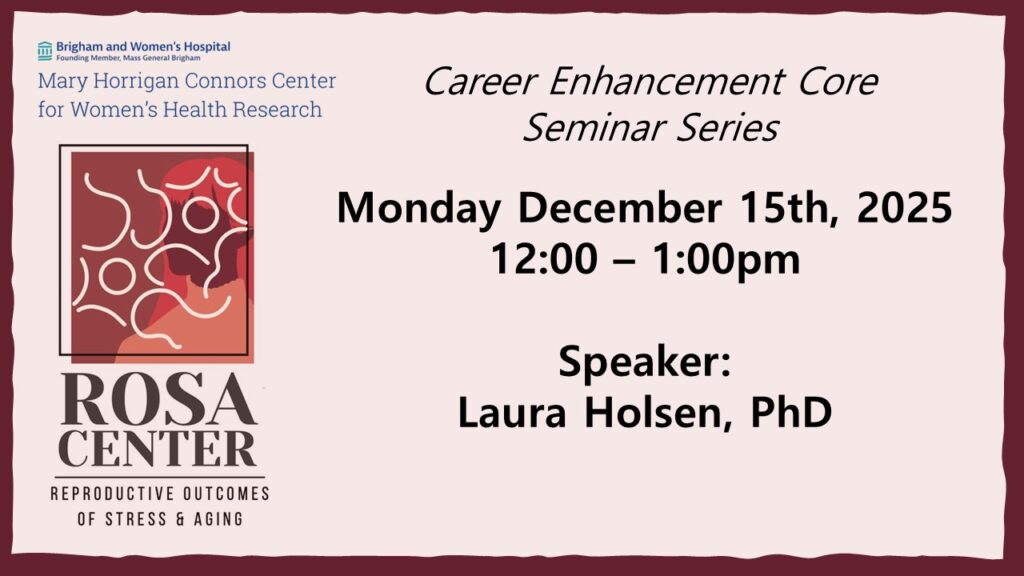 12/15/25 ROSA Center Seminar: 